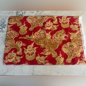 Williamsburg Dunmore Drago Printed Polyester Outdoor Fabric 58 X 51